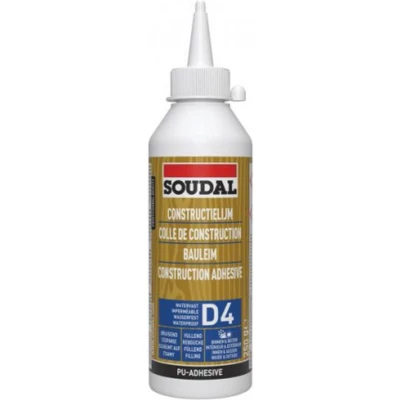 Afbeelding van Soudal Pu houtlijm(watervast) D4 250 ml