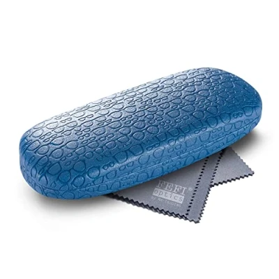 Afbeelding van FEFI Hardcase brillenetui in reliëfdesign, hemelsblauw, M