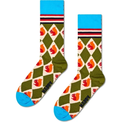 Afbeelding van Happy Socks Squirrel Argyle Sok P002234 36 40