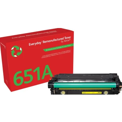 Afbeelding van Xerox Toner vervangt HP 651A/ 650A/ 307A (CE342A/CE272A/CE742A) Compatibel Geel 16000 bladzijden Everyday 006R04149