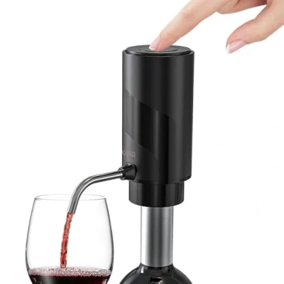 Afbeelding van AIKARO Elektrische Wijn Beluchter Pourer Automatische Elektronische Decanter, Oplaadbaar