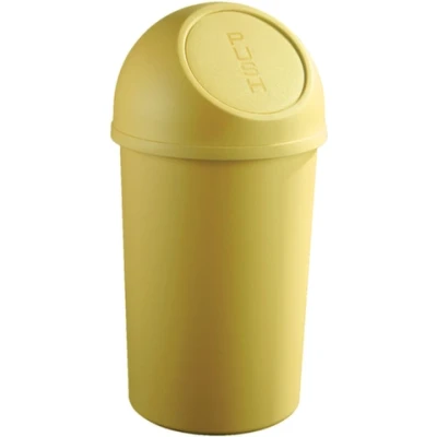 Afbeelding van afvalbak 45l HxØ 700x403mm romp PP geel deksel
