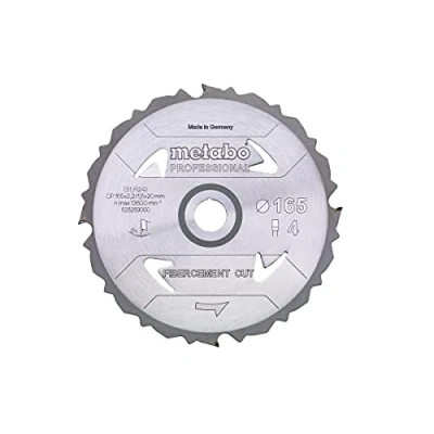 Afbeelding van Metabo FIBERCEMENT CUT PROFESSIONAL 628289000 Cirkelzaagblad 165 x 20 1.6 mm Aantal tanden: 4 1 stuk(s)