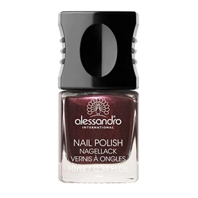 Afbeelding van Alessandro Nagellak 55 Dark Robijn, 10 ml