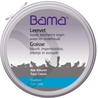 Afbeelding van Bama Leervet Gladleer Schoenonderhoud 100 ml Naturel