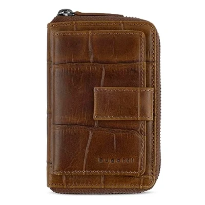Afbeelding van bugatti Nevio RFID Portemonnee, Dames, Maat: One Size, Cognac