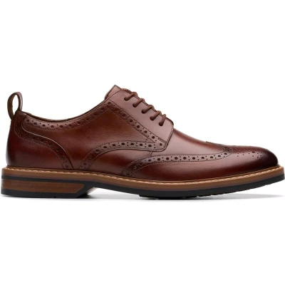 Afbeelding van Clarks Aldwin Limit heren veterschoen bruin maat 46 (EU) 11 (UK)