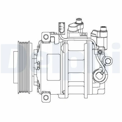 Afbeelding van Delphi Diesel Airco compressor CS20475