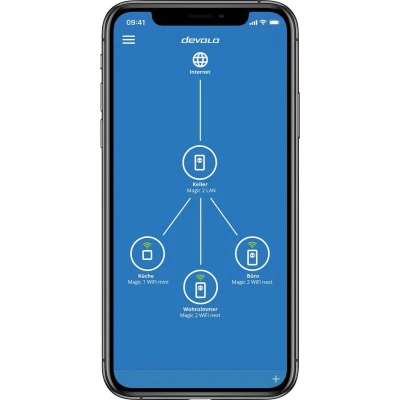 Afbeelding van Devolo Magic 2 Powerline WiFi starterkit 2.4 GBit/s