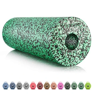 Afbeelding van Fasciarol standaard medium hard lengte 45 cm diameter 15 met gratis e book professionele fascia roller maten
