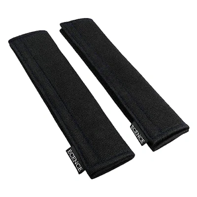 Afbeelding van ECENCE Gordelbekleding 2x Bekleding voor autogordel Schouderbekleding Gordelbeschermer Gordelkussen Auto Multifunctioneel autogordels personenauto vrachtwagen Reistassen Zwart met blauwe zoom