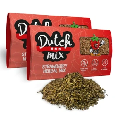 Afbeelding van Dutch Mix Aardbei Stalkvrij en Natuurlijk 100g Glad kruidenmengsel
