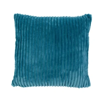 Afbeelding van Gözze Knuffelzachte kussensloop in corduroy look, set van 2, 50 x cm petrol