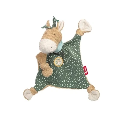 Afbeelding van sigikid ®Snuffeldoek Pony Wiwi Wiah groen/ beige