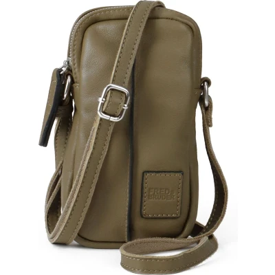 Afbeelding van FREDsBRUDER Schoudertas mobiele telefoon FB Bulky Cellphone Bag Olive Green Olijfgroen