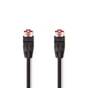 Afbeelding van Netwerkkabel Cat6 U/UTP 10 meter (100% koper, Zwart)
