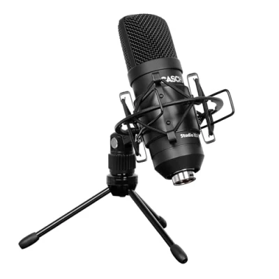 Afbeelding van Studio XLR Condenser Microphone Set (incl. shockmount, table stand, 2,5 m cable, windshield)