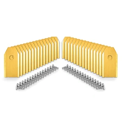 Afbeelding van lohag® 30 robotmaaier vervangingsmessen van titanium incl. schroevenset voor Husqvarna Automower, Gardena, Yard Force robotmaaiers Ideale accessoires Vervanging grasmaaierbladen