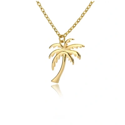 Afbeelding van Jomide Ketting Palmboom Goudkleurig Dames
