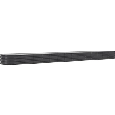 Afbeelding van vidaXL Tuinplantenbak Antraciet 620 x 80 36 cm