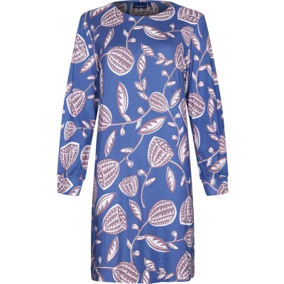 Afbeelding van Blauw dames Pastunette nachthemd Maat 46