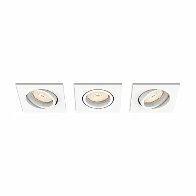 Afbeelding van Philips Donegal Inbouwspot 3 Lichtpunten wit 1 spotje zonder lamp