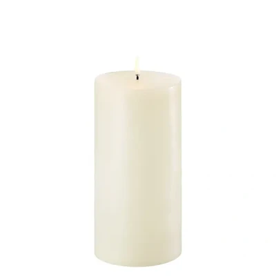 Afbeelding van Uyuni Led Rustieke Kaars Ivory 10,1x20cm