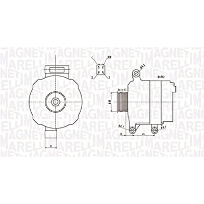 Afbeelding van Magneti Marelli Alternator/Dynamo 063731728010