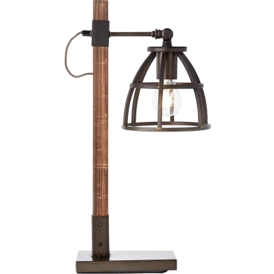 Afbeelding van Brilliant Matrix Bureaulamp E27 Hout