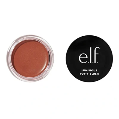 Afbeelding van e.l.f. Lichtgevende Putty Blush, To Powder Blush Met Een Shimmer Afwerking, Lichtgewicht, Bouwbare Formule, Maui