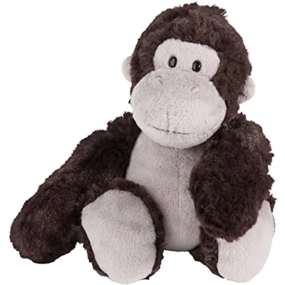 Afbeelding van Nici aap pluche knuffel zwart/grijs 20 cm Knuffeldier