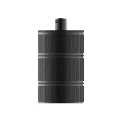Afbeelding van Calex XXL fitting metaal 3 rings model E27 Mat Zwart