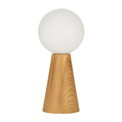 Afbeelding van Pauleen 48316 tafellamp Woody Soul G9 max. 20 W hout, natuur glas, nachtlamp