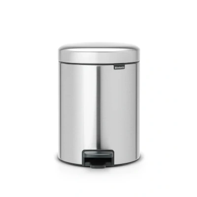 Afbeelding van Brabantia Pedaalemmer 5 liter NewIcon mat/rvs