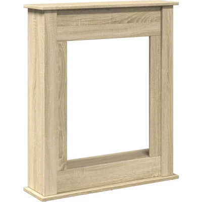 Afbeelding van vidaXL Haardombouw 75x20x87,5 cm bewerkt hout sonoma eikenkleurig