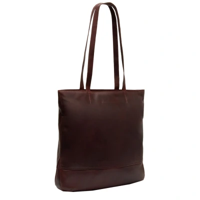 Afbeelding van The Chesterfield Brand Leren Shopper Bruin Emilia
