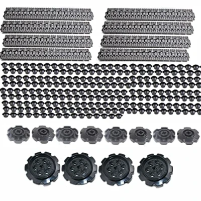 Afbeelding van HBBY Technic reserveonderdelenset, techniek loopvlak, brede rupsketting, bouwset, reserveonderdelen