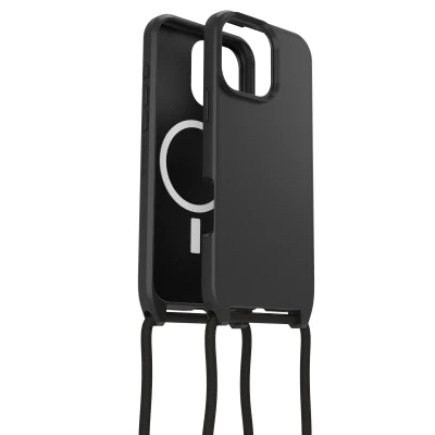Afbeelding van Otterbox React Necklace Mag iPhone 16 Pro Max Hoesje zwart