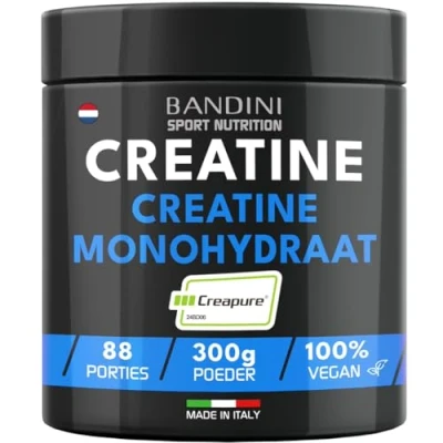 Afbeelding van Bandini® Creatine Creapure® Monohydraatpoeder Powder 100% Pure Spiermassa &amp; Kracht Supplement voor training en krachttraining Ideale aanvulling op wei eiwit