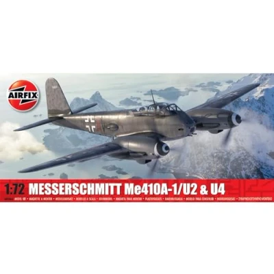 Afbeelding van 1:72 Airfix 04066 Messerschmitt Me410A 1/U2 and U4 Plastic Modelbouwpakket