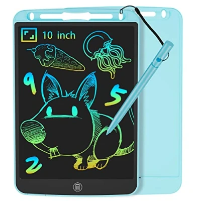 Afbeelding van JOEAIS LCD Schrijftablet 10 Inch Voor Kinderen, Draagbare Tekentafel Grafische Tablet Handschrift, Doodling En Tekenen, Perfect Speelgoedcadeau Jongens Meisjes (Blauw)