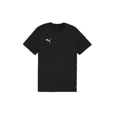 Afbeelding van Puma Casuals Sport Tshirt, Heren, Maat: Medium, Schwarzsilber