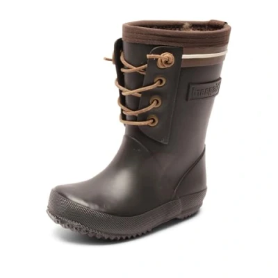 Afbeelding van Bisgaard BOOT LACE Thermo Regenlaarzen voor kinderen, Maat: 31, Black Natuurrubber