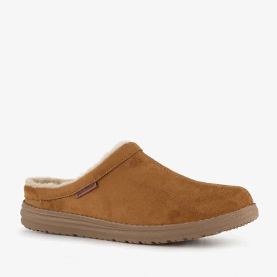 Afbeelding van Skechers Melson Pantoffels, Heren, Maat: 44, Tan Textiel