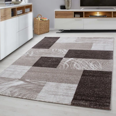 Afbeelding van Modern vloerkleed Jena Bruin 9220 160x230cm Adana Carpets