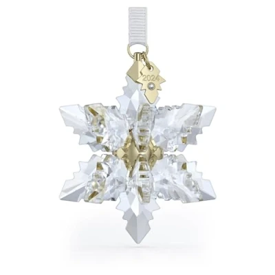 Afbeelding van Swarovski 5674347 Kerstster Ornament 2024 3D inStock horloge Transparant