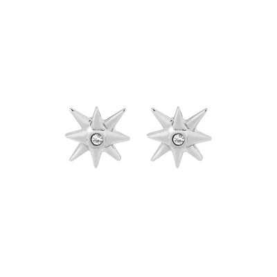 Afbeelding van Zilver Ster met Zirkonia Steen Oorknopjes