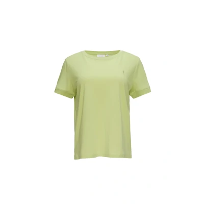 Afbeelding van comma casual identity Tshirt basic, Dames, Maat: 34, Kiwigrün