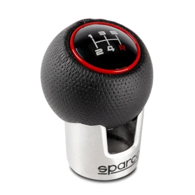 Afbeelding van Versnellingspookknop Sparco LAZIO Zwart/Rood