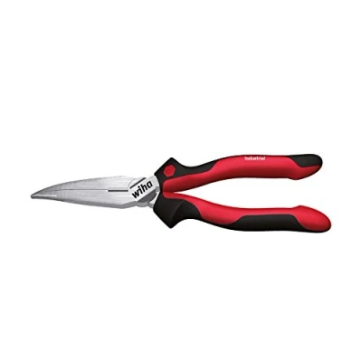 Afbeelding van Wiha Punttang Industrial met snijvlak gebogen vorm ca. 40 200 mm 8&quot; Blisterverpakking 34570